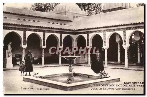 Cartes postales Marseille Exposition coloniale 1922 Palais de l&#39Algerie