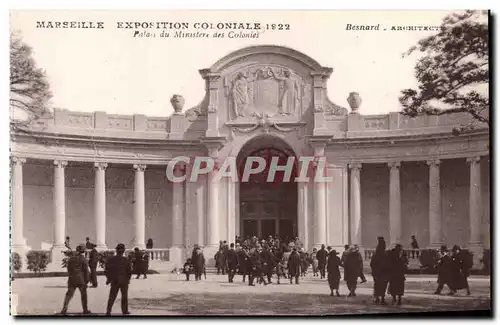 Ansichtskarte AK Marseille Exposition coloniale 1922 Palais du Ministere des Colonies