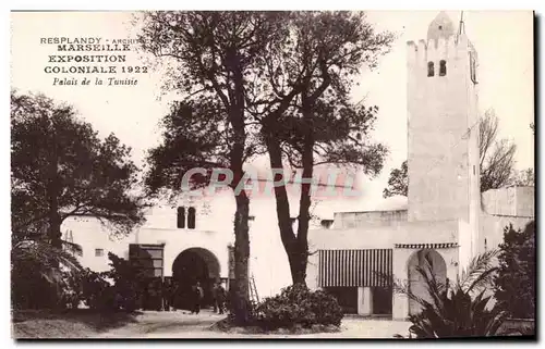 Cartes postales Marseille Exposition coloniale 1922 Palais de la Tunisie