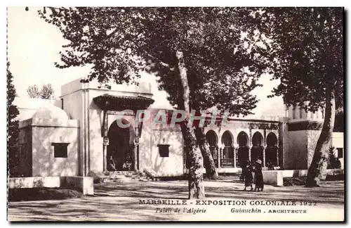 Cartes postales Marseille Exposition coloniale 1922 Palais de l&#39Algerie