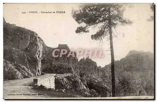 Ansichtskarte AK Corse Corsica Calanches de Piana