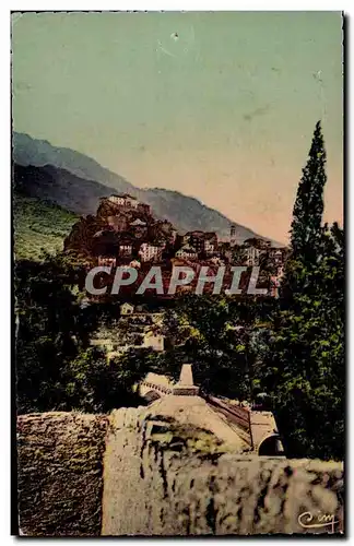 Cartes postales Corse Corsica Corte Vue generale