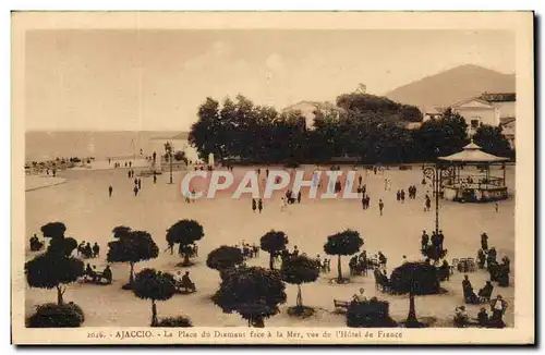 Corse - Corsica - Ajaccio - La Place du Diamant - face a la mer - Ansichtskarte AK