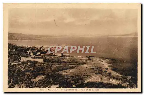 Corse - Corsica - Ajaccio - Vue Generale de la VIlle et de la Baie - Ansichtskarte AK