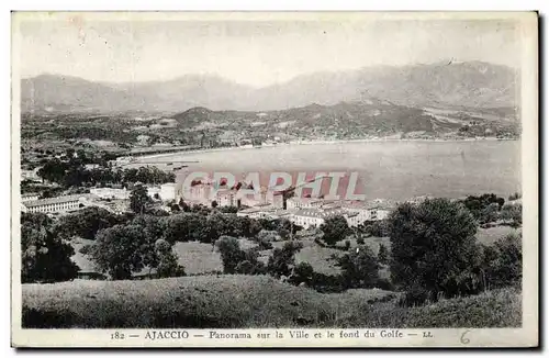 Corse - Corsica - Ajaccio - Panorama sur la Ville et le fond du Golfe - Cartes postales