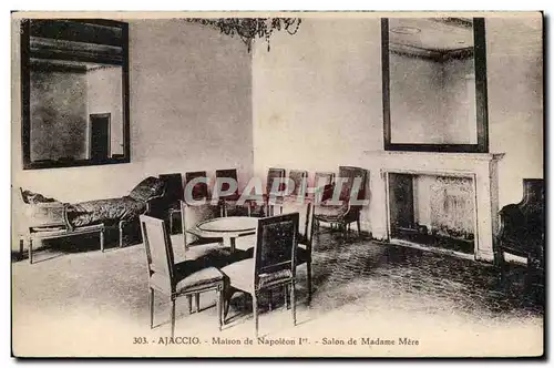 Corse - Corsica - Ajaccio - Maison de Napoleon i - Salon de Madame Mere - Cartes postales