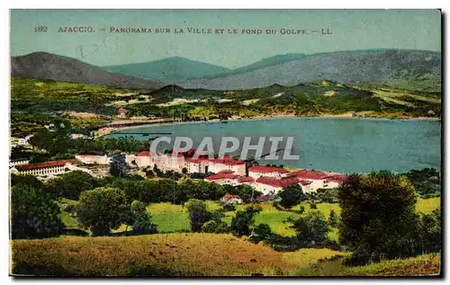 Corse - Corsica - Ajaccio - Panorama sur la Ville - Cartes postales