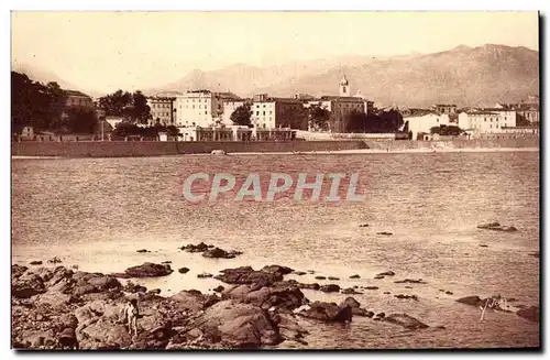 Corse - Corsica - Ajaccio - Ile de Beaute - La Ville vue du Boulevard des Etrangers - Cartes postales