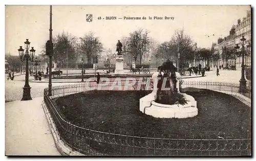 Dijon - Panorama de la Place Darcy - Cartes postales - Cartes postales