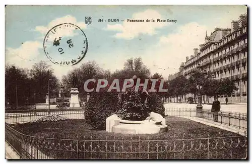 Dijon - Panorama de la Place Darcy - Cartes postales