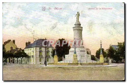 Dijon - Statue de la Resistance - Ansichtskarte AK