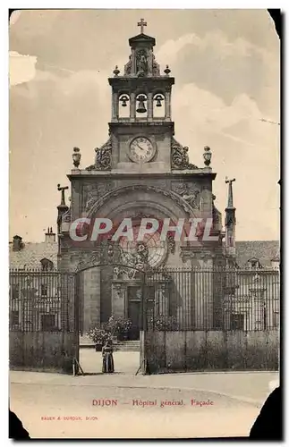 Dijon - Hopital General - Ansichtskarte AK