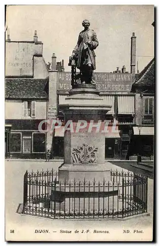 Dijon - Statue de J P Rameau - Cartes postales