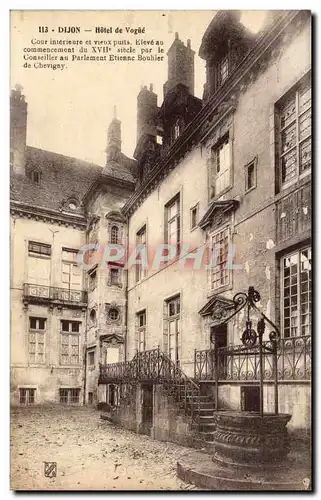 Dijon - Hotel de Vogue - Cartes postales