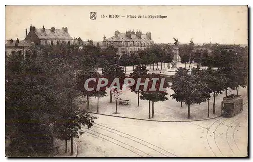 Dijon - Place de la Republique - Ansichtskarte AK