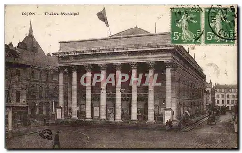 Dijon - Theatre Municipal - Ansichtskarte AK