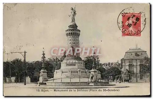 Dijon - Monument de la Defense - Ansichtskarte AK