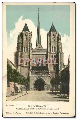 Dijon - Cathedrale Sainte Benigne - Ansichtskarte AK