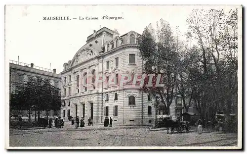 Marseille - La Caisse d&#39Epargne - Ansichtskarte AK