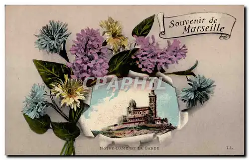 Marseille - Souvenir - Fleurs - Flowers - Ansichtskarte AK