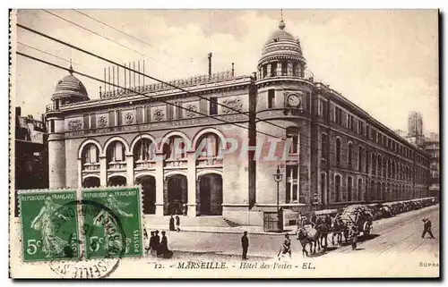 Marseille - Hotel des Postes - Ansichtskarte AK