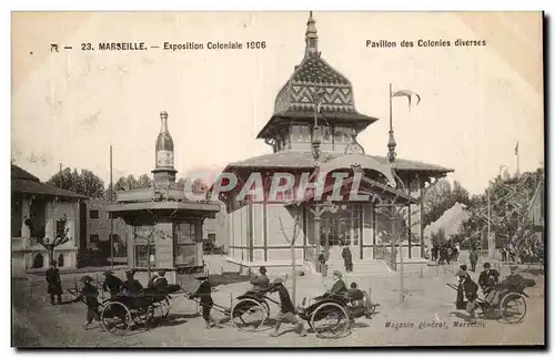 Marseille - Exposition Coloniale 1906 - Pavillon des Colonies diverses - Ansichtskarte AK