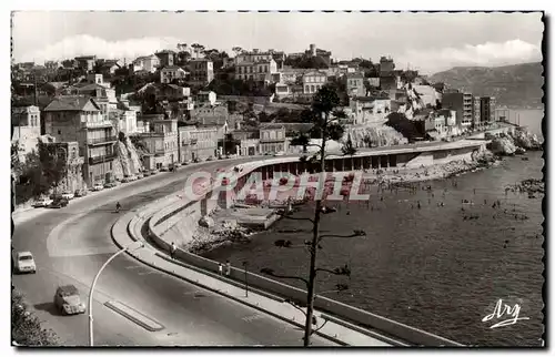 Marseille - Promenade de la Corniche - Anse du Prophete - Ansichtskarte AK