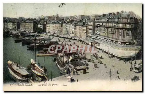 Marseille - Le Quai du Port - Cartes postales