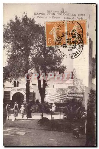 Marseille - Exposition Coloniale 1922 - palais de la Tunisie - Afrique - Africa - Cartes postales