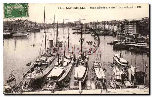 Marseille - Vue Generale du Vieux Port - Cartes postales