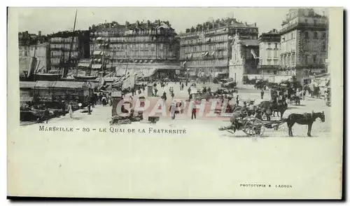 Marseille - Le Quai de la Fraternite - Cartes postales