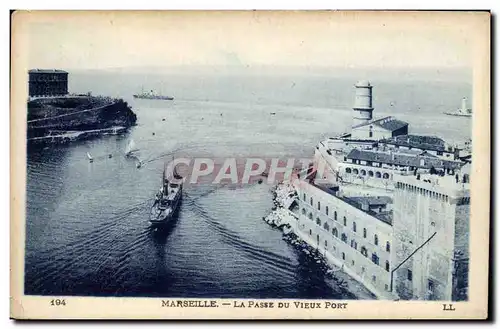 Marseille - La Passe du Vieux Port - Ansichtskarte AK