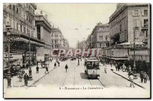 Marseille - La Cannebiere - Cartes postales