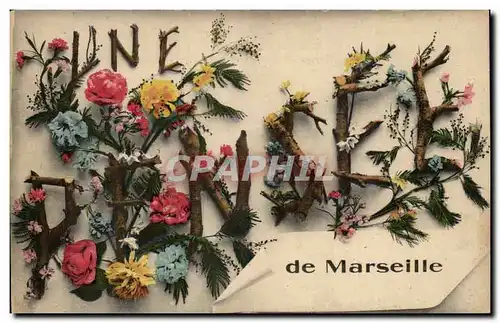 Marseille - Une Pensee de Marseille - Souvenir - Cartes postales