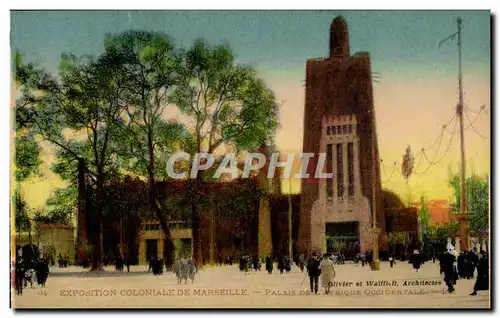 Marseille - Exposition Coloniale - Palais de l&#39Afrique Occidentale - Africa - Ansichtskarte AK