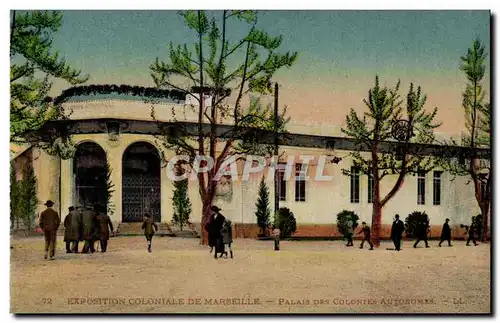 Marseille - Exposition Coloniale - Palais des Colonies Autonomes - Ansichtskarte AK