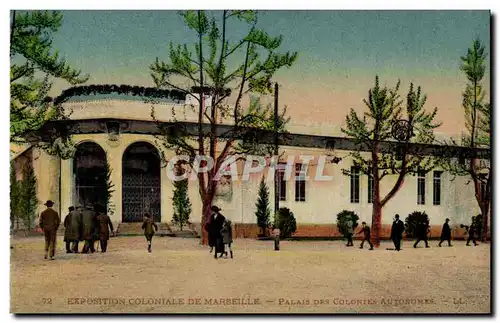 Marseille - Exposition Coloniale - Palais des Colonies Autonomes - Cartes postales