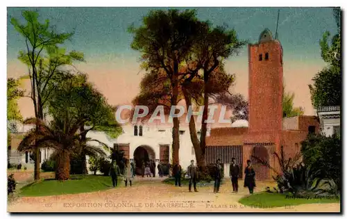 Marseille - Exposition Coloniale - Palais de la Tunisie Ansichtskarte AK