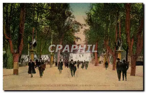 Marseille - Exposition Coloniale - L&#39Avenue Centrale - Cartes postales