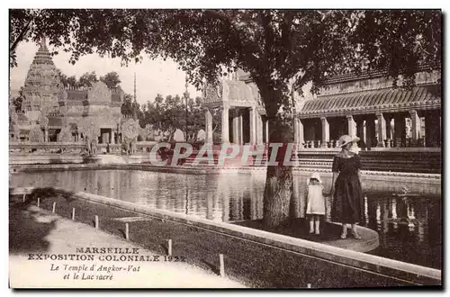 Marseille - Exposition Coloniale 1922 - Le Temple d&#39Angkor Vat - Cartes postales