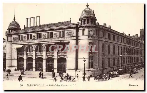 Marseille - Hotel des Postes - Ansichtskarte AK