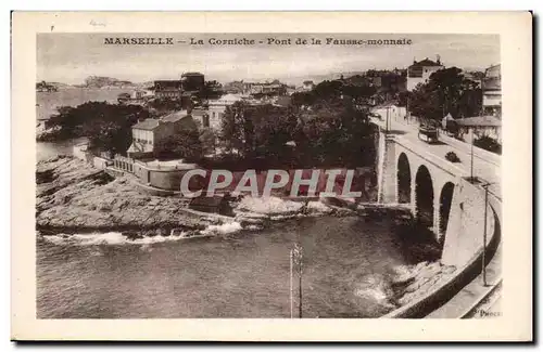 Marseille - La Corniche - Pont de la Fausse Monnaie - Cartes postales