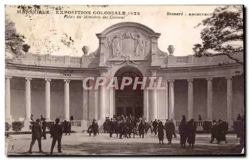 Marseille - Exposition Coloniale 1922 - Palais du Ministere des Colonies - Ansichtskarte AK