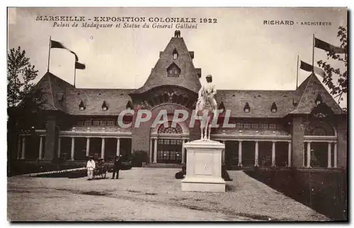 Marseille - Exposition Coloniale 1922 - Palais de Madagascar - Cartes postales