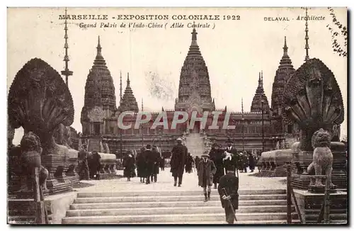 Marseille - Exposition Coloniale 1922 - Grand Palais de l&#39Indo Chine - China Cartes postales