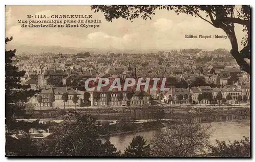 Charleville - Vue Panoramique prise du Jardin - Cartes postales