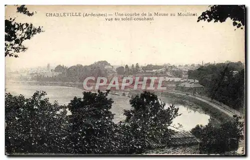 Charleville - Une courbe de la Meuse au Moulinet - Cartes postales