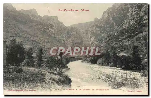 L'Aude a la Sortie de Pierre Lys - Cartes postales