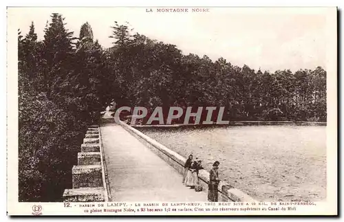 Lampy - Le Bassin de Pont Neuf a 19 km de Saint Ferreol - Ansichtskarte AK