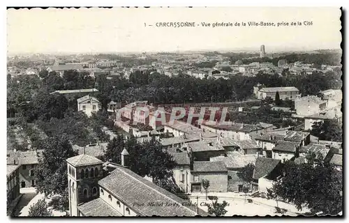 Carcassone - Vue Generale de la Ville Basse - Ansichtskarte AK